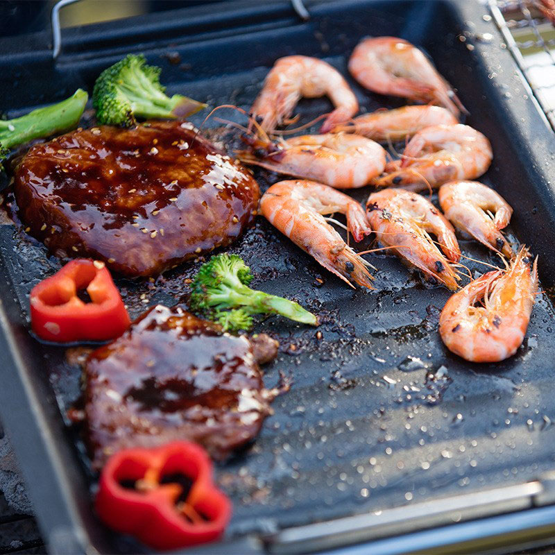 Outdoors Thick Square Grill Pa - Camping Cooking Sets ulasan dan harga