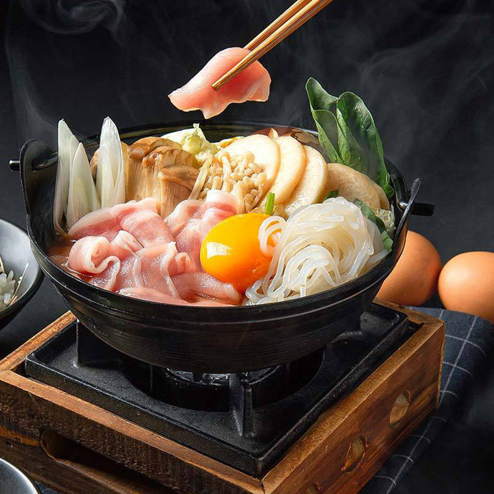 Cast Iron Japanese Hot Pot Suk - Japanese Camping Cooking ulasan dan harga